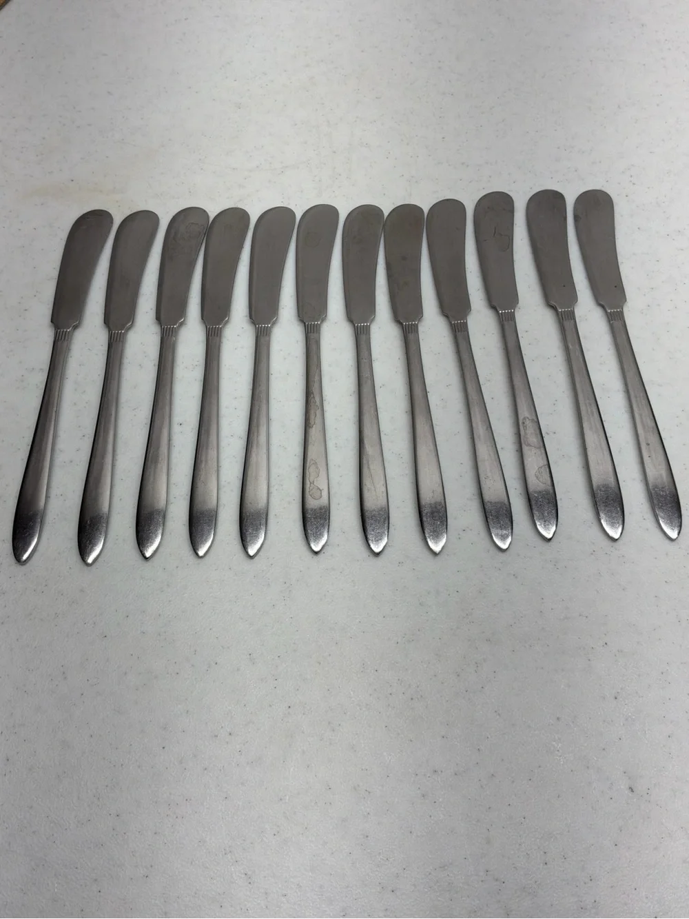 Lot of 12 Triton by Amcrest Butter Knives Made in Japan Vintage